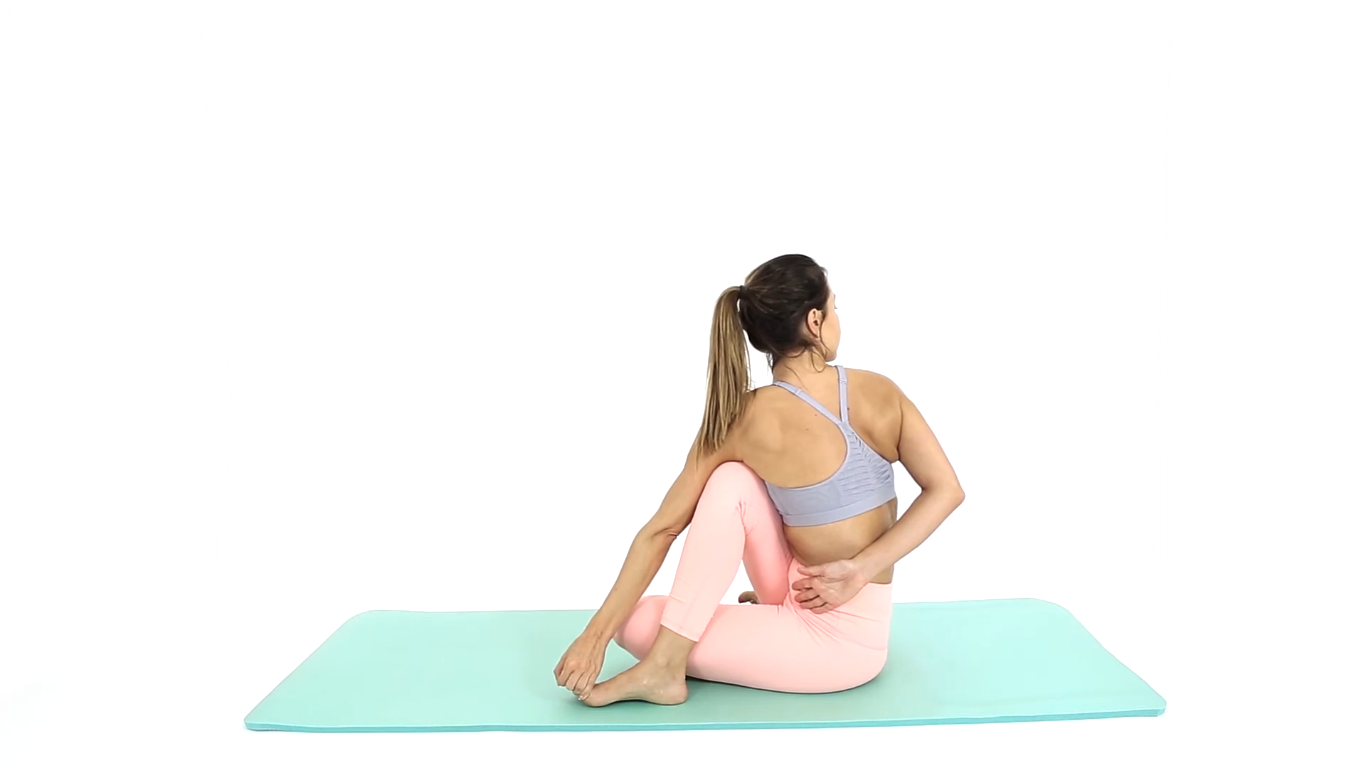 Spinal Twist (Ardha Matsyendrasana)  of Kundalini yoga